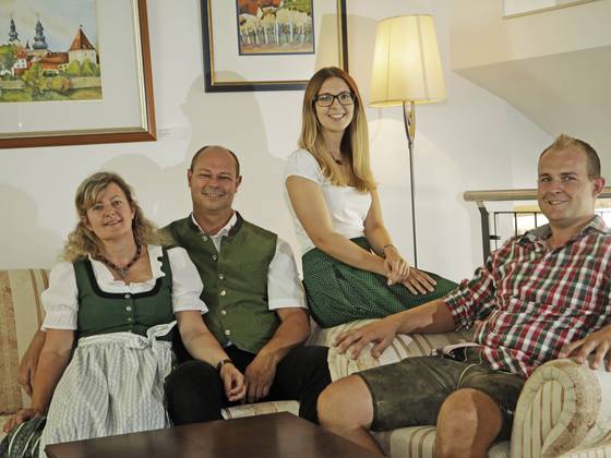 Familie Domittner (Herbert, Heidi, Lukas, Lisa)