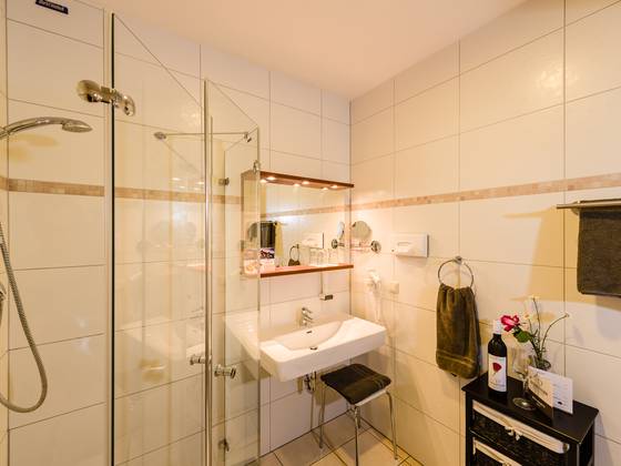Badezimmer vom Studio Traminer - ©pixelmaker.at